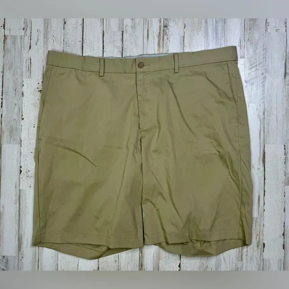 Nike Golf Shorts Men Size 40 Tan Polyester Blend 11” Inseam - Picture 1 of 10
